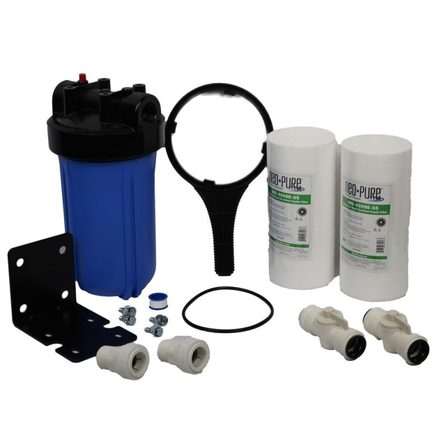 10" Heavy Duty Sediment Prefilter Kit - 1"