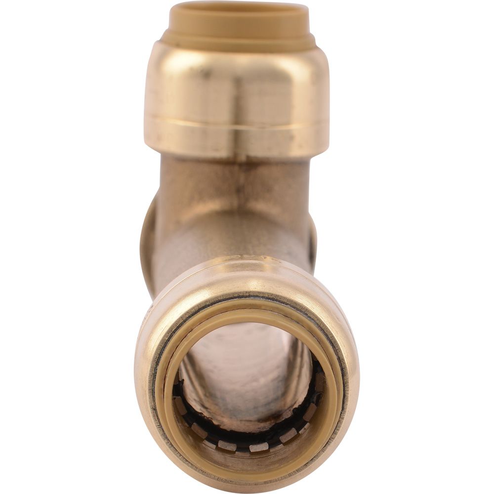 SharkBite® U3362LF Lead-Free Brass Push-to-Connect SLIP Tee - 1/2" x 1/2" x 1/2"