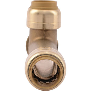 SharkBite® U3362LF Lead-Free Brass Push-to-Connect SLIP Tee - 1/2" x 1/2" x 1/2"
