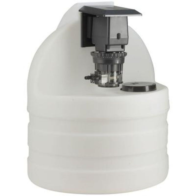 Stenner Single Head Adjustable Pump with 30 Gallon White Tank #1 Tube 3-5 GPD System - 120 volt