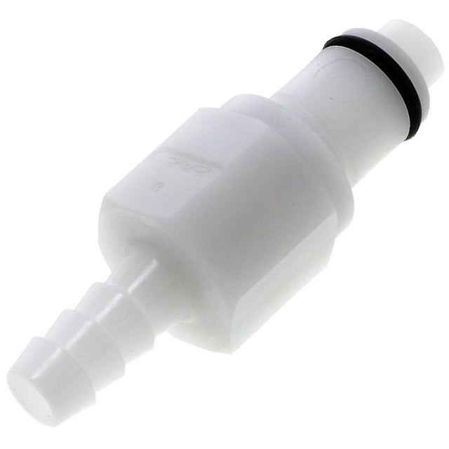 PLCD22004 Valved In-Line Hose Barb Coupling Insert 1/4 ID Barb