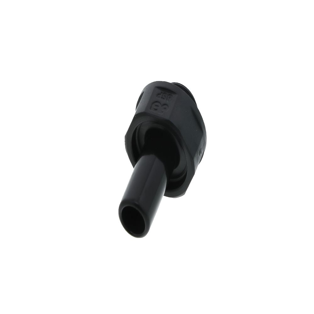 John Guest Stem Adapter BLACK ACETAL - 8mm x 1/8 BSP