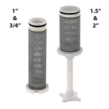 Rusco/Vu-Flow Stainless Steel Filter Screens for Sed. Trappers/Sand Separators - 60 mesh [254 mic] for 2" Sediment Trapper