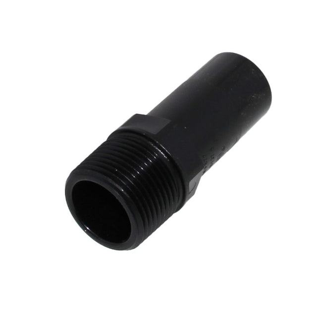 John Guest Black Male Stem Adapter - 1 CTS Stem x 1 NPT