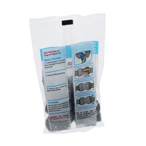 John Guest Male Connector NPTF Black Polypropylene  - 3/8 x 1/4 NPTF