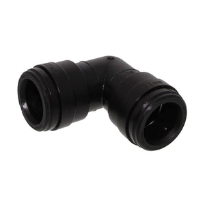 John Guest Union Elbow - 22mm Black Acetal