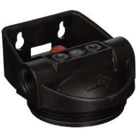 Pentek 154622 3G Black Integral Bracket Cap Meter Mount w/ PR - 3/4" FPT