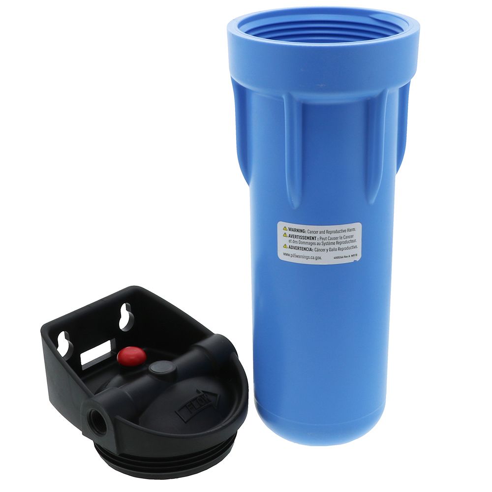 Pentek 150550 10" 3G Standard Filter Housing Black/Blue IB w/ PR - 3/4" FPT