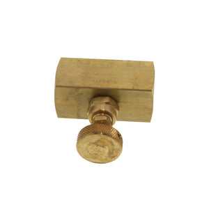 Lead-Free Brass Needle Valve 3/8" FPT x 3/8" FPT