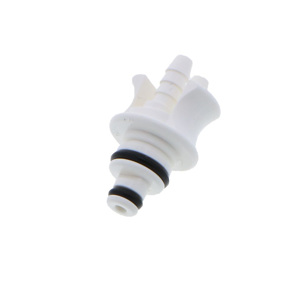 Colder PTC2202096 Non-Valved Free Floating Hose Barb Coupling Insert - 1/8 ID Barb