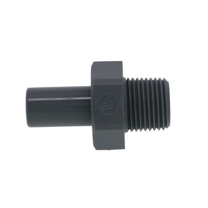 John Guest Stem Adapter BSPT - 3/8 x 1/4  BSPT