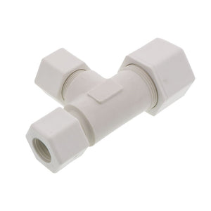 JACO 70-14-10-10-P-PG Polypropylene Union Tee 7/8 OD Tube x 5/8 OD Tube x 5/8 OD Tube