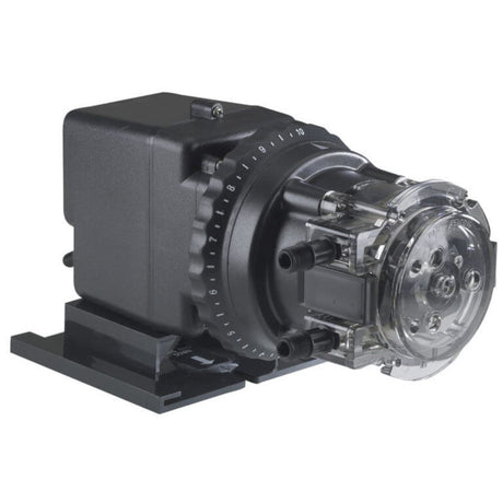 Stenner Single Head Adjustable Output Pump 100 psi, 1/4" White Tubing, 40 Gallons Per Day, 120 V