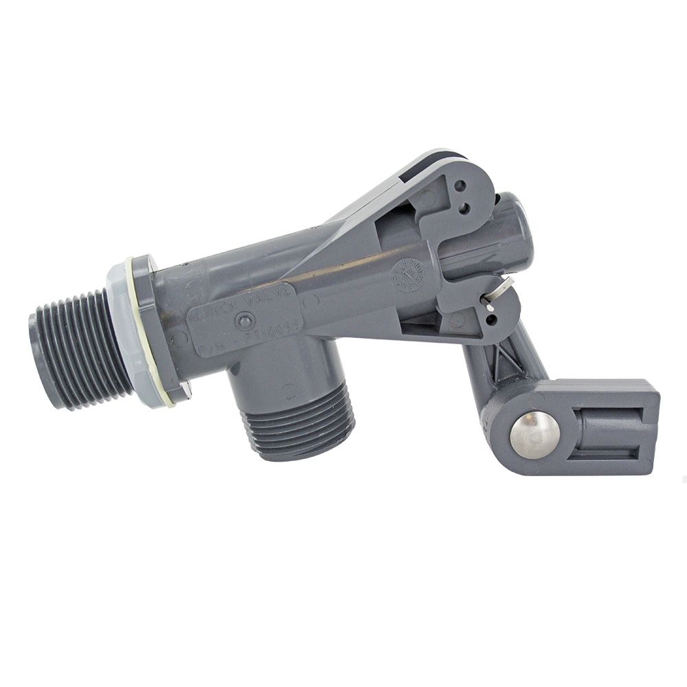 Kerick PT100SS Heavy Duty PVC Float Valve 1" MIP With Tank Mount