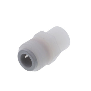 Kynar PVDF Faucet Adapter - 3/8 x 7/16-24 UNS