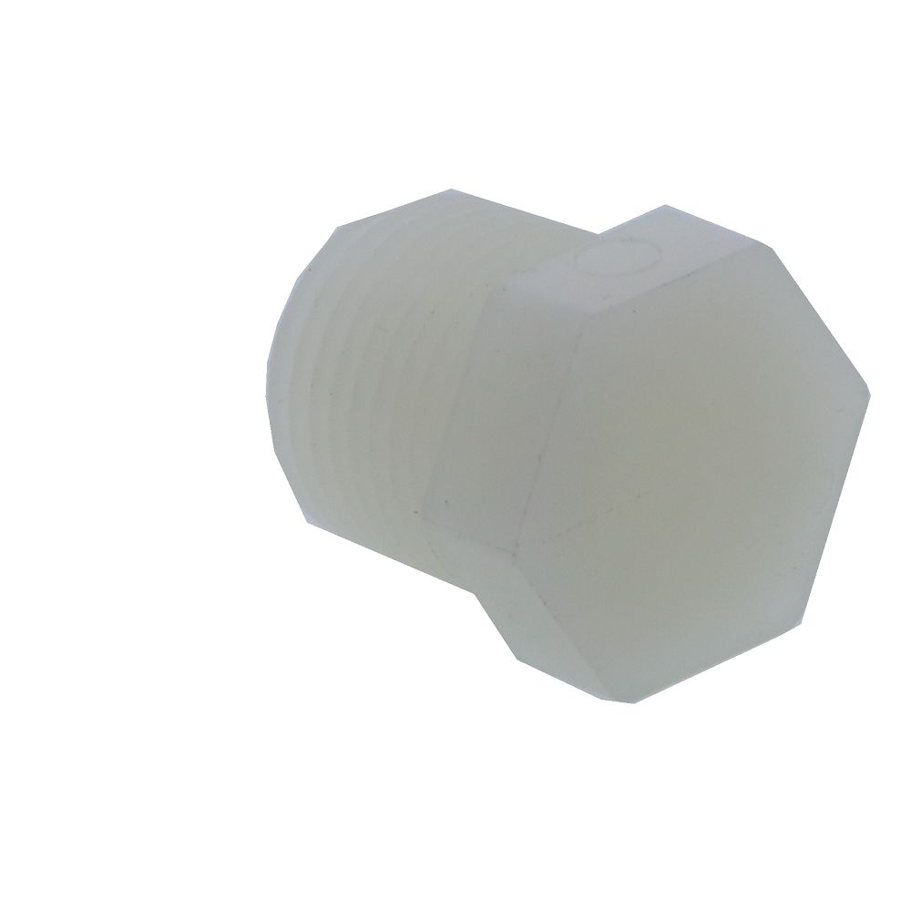 Pipe Plug Hex Head - 3/8" NPT Polypro Black