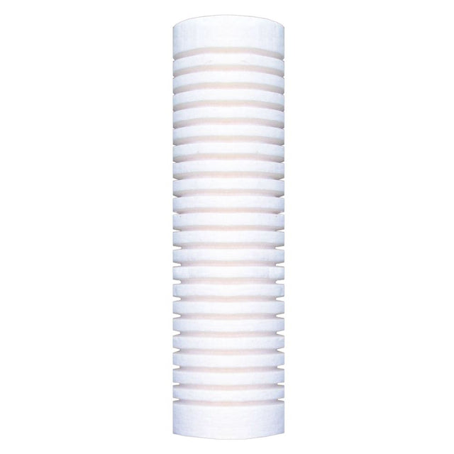 3M RT09B16G20NN 9-3/4" PolyKLEAN Grooved Polypropylene Rigid Thermal Bonded Filter