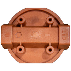 NeoPure 10" Standard Rib Cap High Temp Housing NSF Red Cap/Red Sump no PR - 3/4"