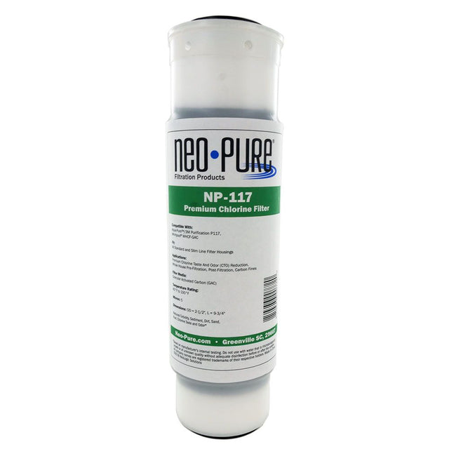 Neo-Pure NP-117 Premium Chlorine Water Filter