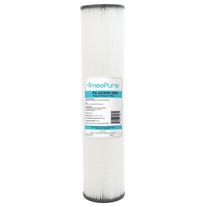 Neo-Pure PS-45200-100 20" BB High Efficiency Pleated Filter 100 micron