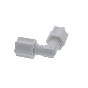 JACO 50-4-P-PG Polypropylene Union Elbow 1/4 OD Tube x 1/4 OD Tube