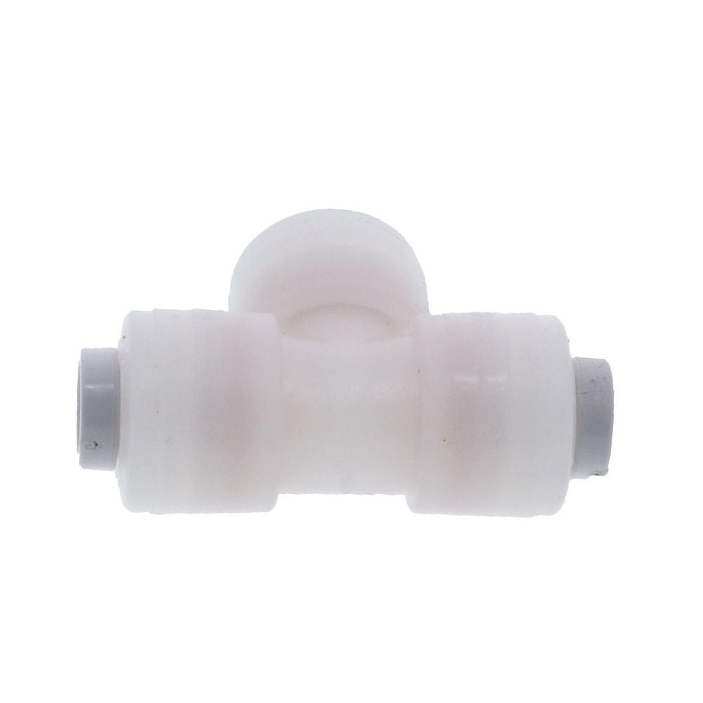 Kynar PVDF Male Run Swivel Tee - 1/4 x 1/8 NPTF