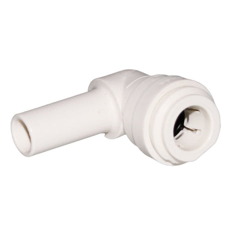John Guest Stem Elbow Connector Polypro - 1/2 Stem x 1/2