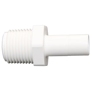 NeoFit - Polypropylene Natural White Stem Adapter 1/2" Stem x 1/2" NPTF