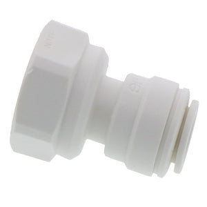 John Guest Female Adapter NPTF Polypro - 3/8 x 3/8 NPTF