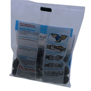 John Guest Union Tee BLACK ACETAL - 8mm