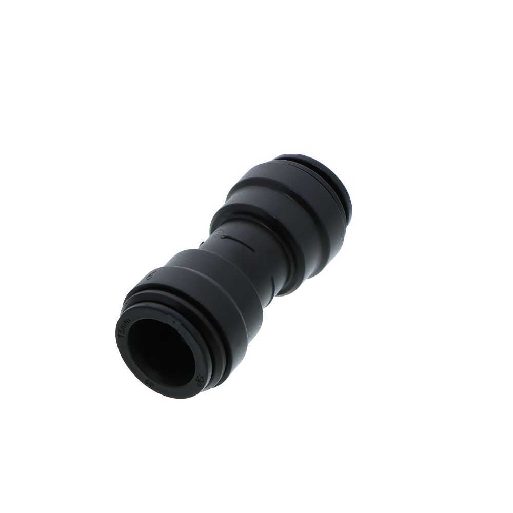 John Guest Union Connector BLACK ACETAL - 15mm