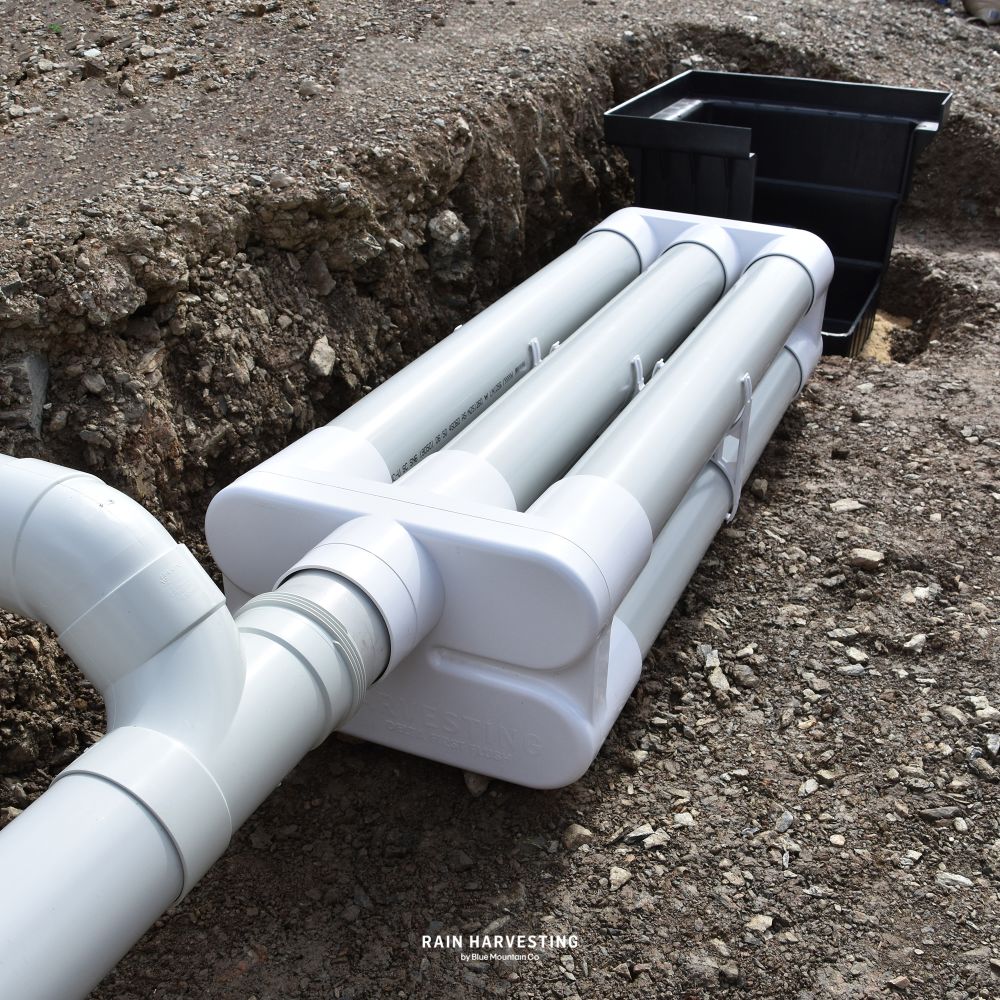 First Flush Delta Inground 4" Round by Blue Mountain Co.