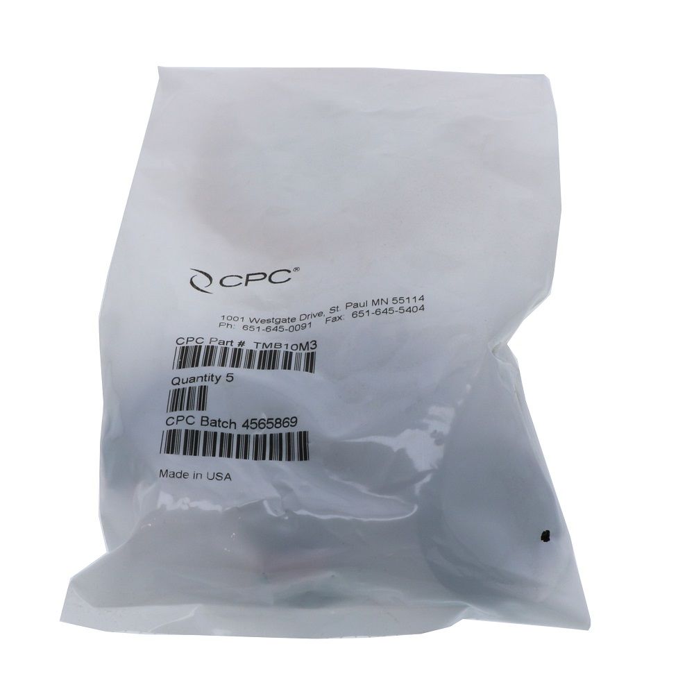 TMB10M3 Non-Valved Hose Barb Coupling Insert with Male Fitting Inserts 3mm ID Barb