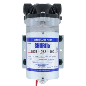 Shurflo 8005-952-899 RO Booster Pump 100 psi Bypass 24/36 VDC