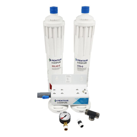 Pentair Optipure QTSX-2PG Dual Cartridge Treatment System