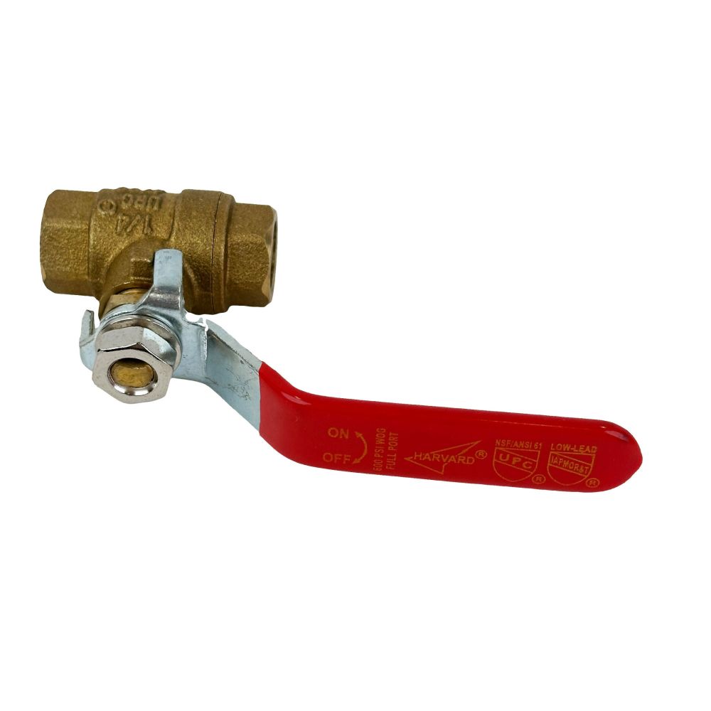 Lead-Free Brass Ball Valve 1/4 FPT x 1/4 FPT