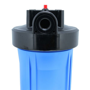 10" Neo-Pure Big Flow Filter Housing Blue Sump/Black Cap 3/4" with Pressure Relief