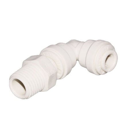 John Guest Swivel Elbow Polypro - 1/4 x 1/4 NPTF