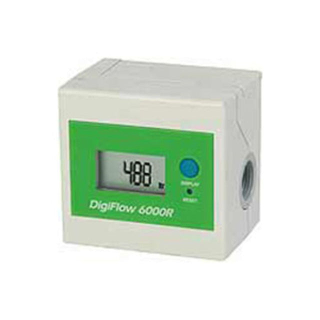 DigiFlow Meter 6000R,  0.45 - 4.10 gpm, 3/8 fpt