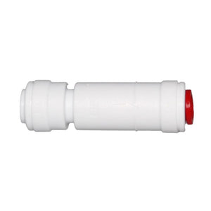John Guest Check Valve - 1/4" 0.3 psi Crack Pressure Red