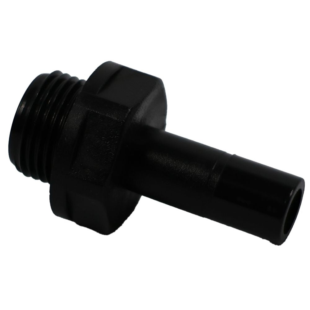 NeoFit - Acetal Black Male Elbow Swivel- 10mm tube OD x 3/8"BSP[P]