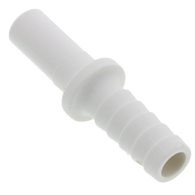 John Guest Polypro Tube to Hose Stem - 3/8 OD Stem x 3/8 ID Barb