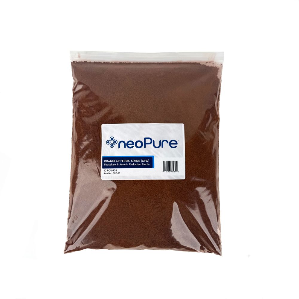 Granular Ferric Oxide [GFO] Phosphate and Arsenic Reduction Media