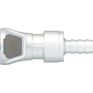 LinkTech 1/4 Hose Barb Valved In-Line Acetal Coupling Body Viton O-Ring [PLCD17004V]