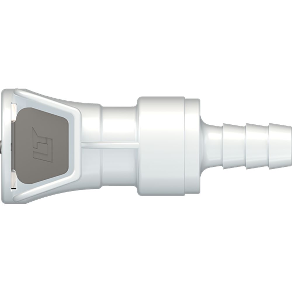 LinkTech 1/4 Hose Barb Valved IL Acetal Coupling Body [PLCD17004]