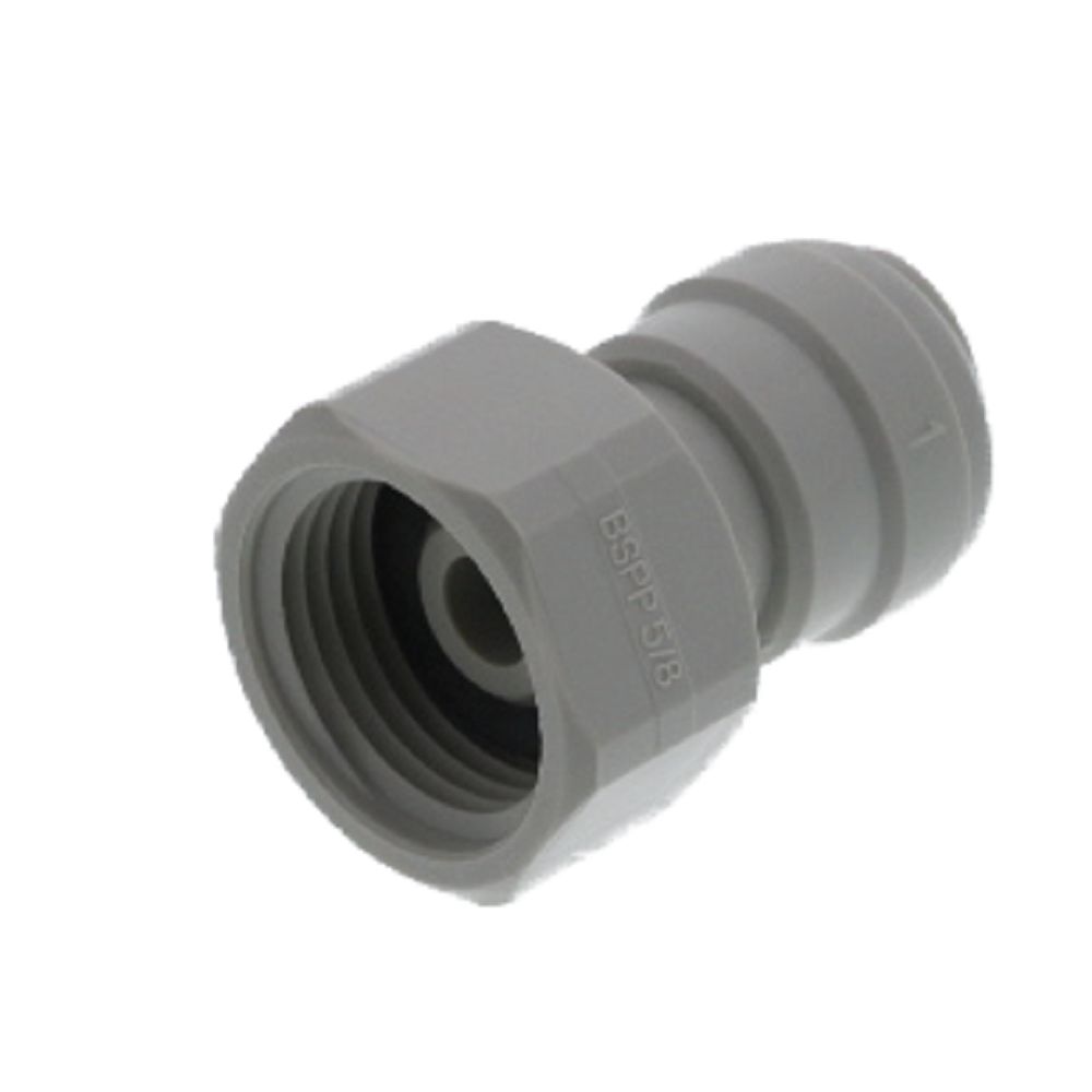 DMfit Female BSPP Connector Cone Type - 1/2" Push-in x 5/8 BSP[P]