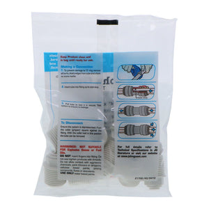 John Guest Male Connector NPTF Polypro - 1/4 x 1/2 NPTF