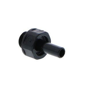 John Guest Stem Adapter BLACK ACETAL - 6mm x 1/8 BSP