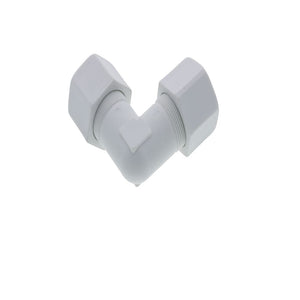 JACO 50-12-P-PG Polypropylene Union Elbow 3/4 OD Tube x 3/4 OD Tube