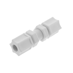 JACO 20-5-P-PG Polypropylene Bulkhead Union 5/16 OD Tube x 5/16 OD Tube